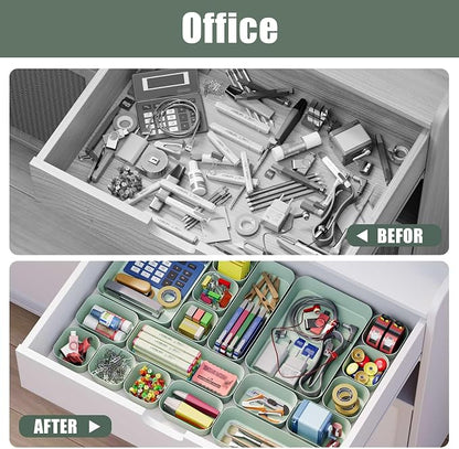 Drawer Organizers Bins 10 PCS for Bathroom Makeup Desk Office | - Image 6