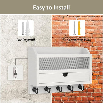 Nekon Key and Mail Holder for Wall, Key Organizer - Image 7