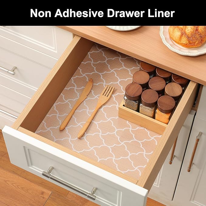Cooyes Shelf Liner – Premium Non-Adhesive Cabinet & Drawer Liner - Image 5