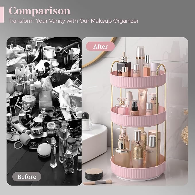 Aveniee 360 Rotating Makeup Organizer - Image 3