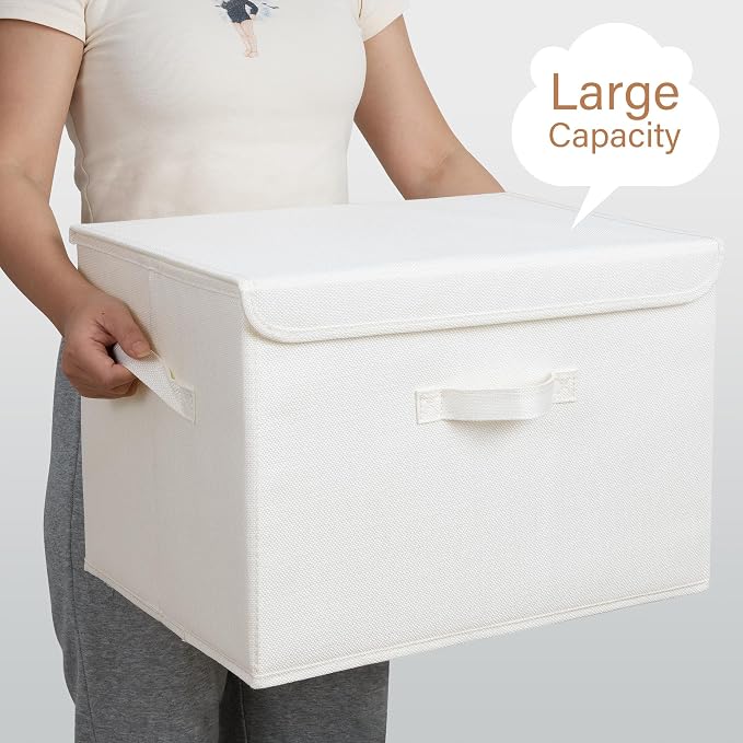 GRANNY SAYS Storage Boxes with Lids, Large Storage Bins with Lids, Decorative - Image 6