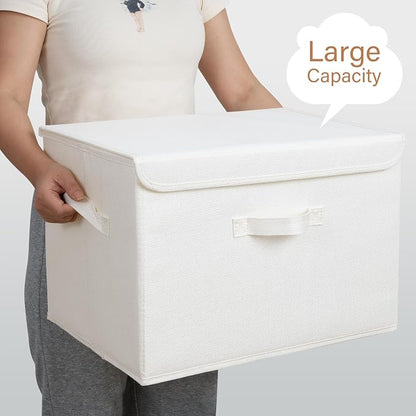 GRANNY SAYS Storage Boxes with Lids, Large Storage Bins with Lids, Decorative - Image 6