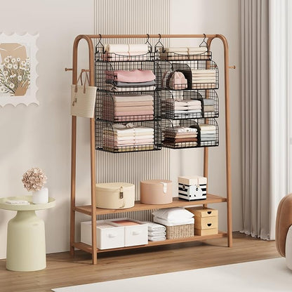 SWTYMIKI Hanging Closet Organizer Storage - Image 7