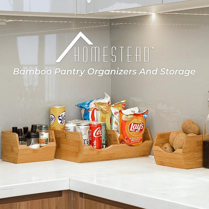 HOMESTEAD Bamboo Pantry Storage Bins - Image 7