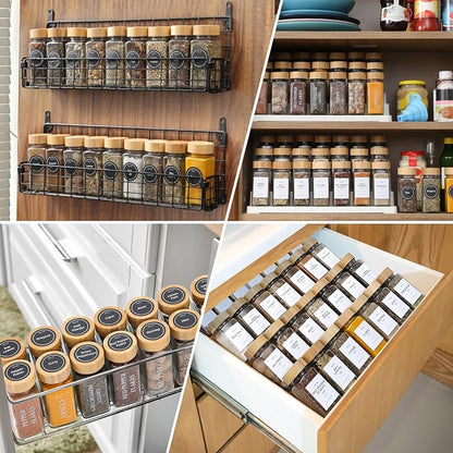 NETANY 36 Pcs Glass Spice Jars - Image 7