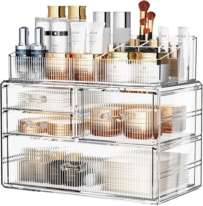 ZHIAI Stackable Storage Drawer, Acrylic Organizer, Cosmetic Organizer - Image 7