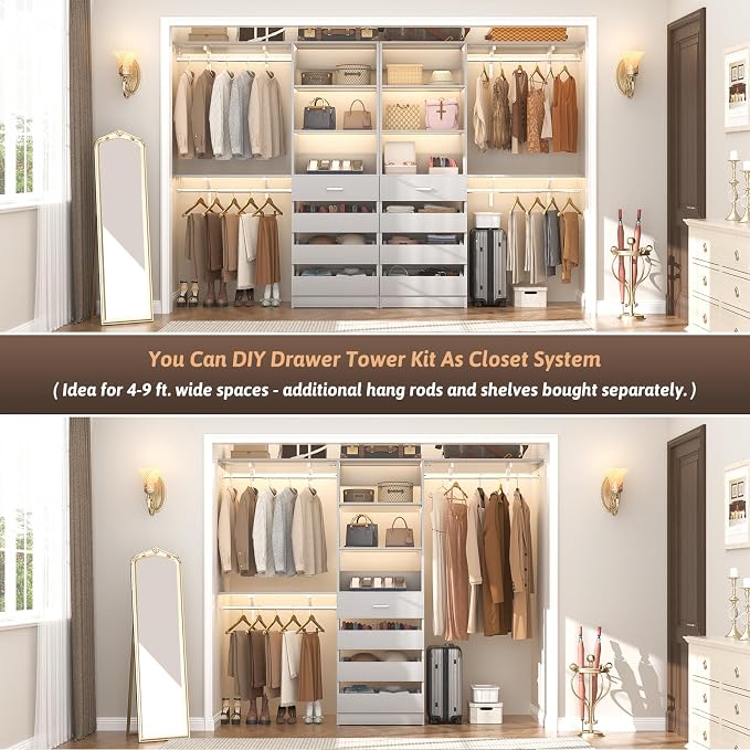 Aheaplus 21.3" Closet System - Image 7