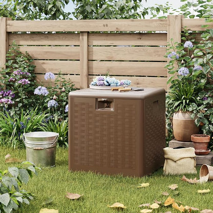 IDEALHOUSE 28 Gallon Resin Deck Box, Waterproof Outdoor Storage Box - Image 9