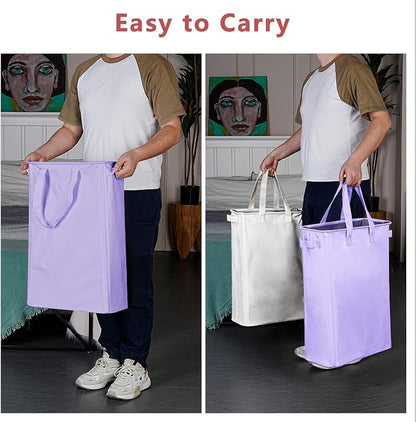 efluky Slim Laundry Basket, Narrow Laundry Hamper - Image 5