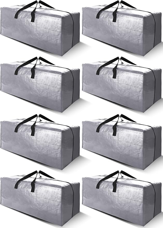 Cosy Family 8 Pack Heavy Duty Extra Large Moving Bags by Cosy+Family
