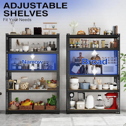 78'' H Garage Storage Shelves, Shelving Units and Storage, Heavy Duty Garage - Image 5