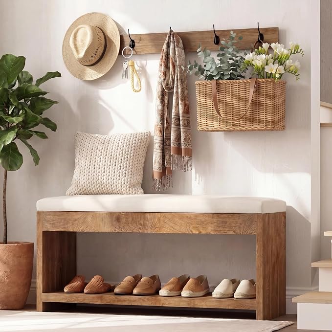 Tribesigns 2-Tier Entryway Bench by Tribesigns
