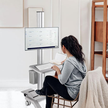 Yescom Sliding Desktop Keyboard Tray Steel - Image 7