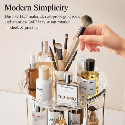 Delamu Rotating Makeup Organizer - Image 6