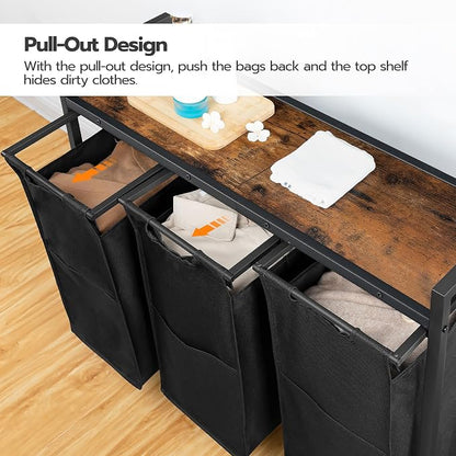 HOOBRO Laundry Sorter 3 Section, Laundry Hamper - Image 7