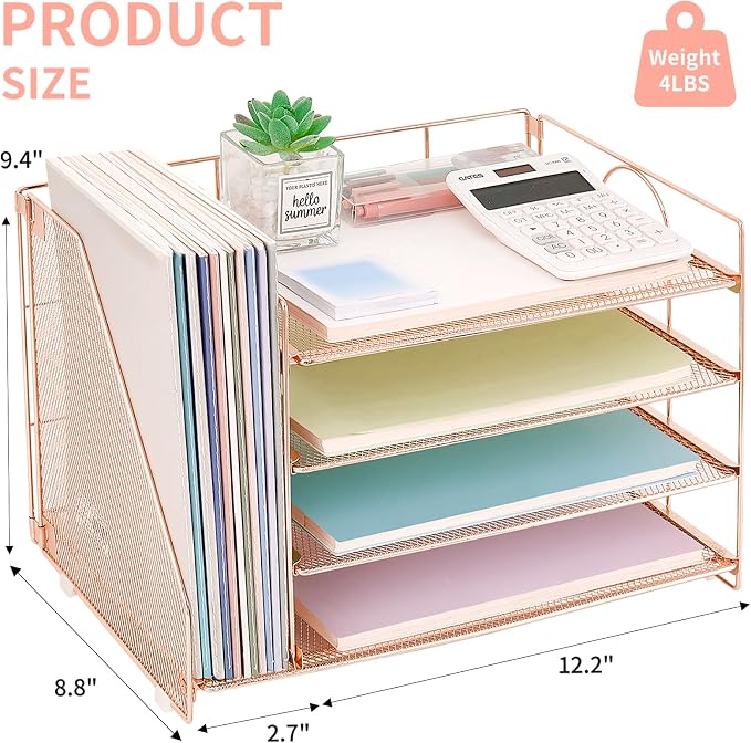OPNICE 4-Tier Paper Organizer - Image 2