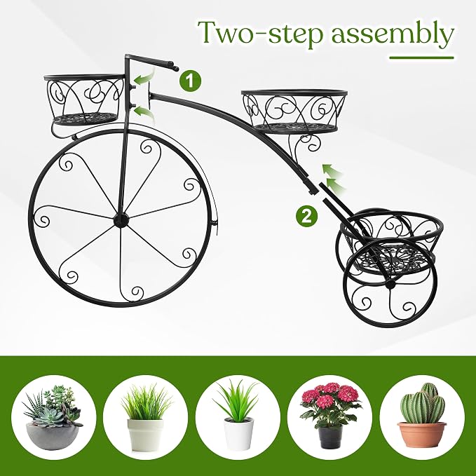 Sorbus Tricycle Plant Stand - Image 5
