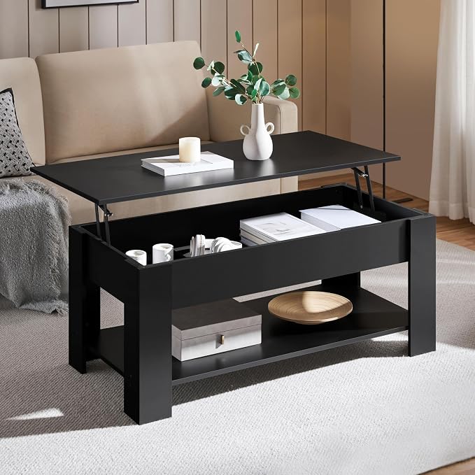 Yaheetech 47.2 in Lift Top Coffee Table - Image 2