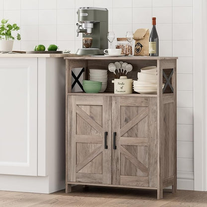 Homhedy Farmhouse Bathroom Storage Cabinet - Image 7