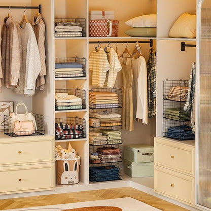 Yociyoga 5-Tier Stackable Closet Organizers and Storage Shelves, Closet Shelf - Image 9
