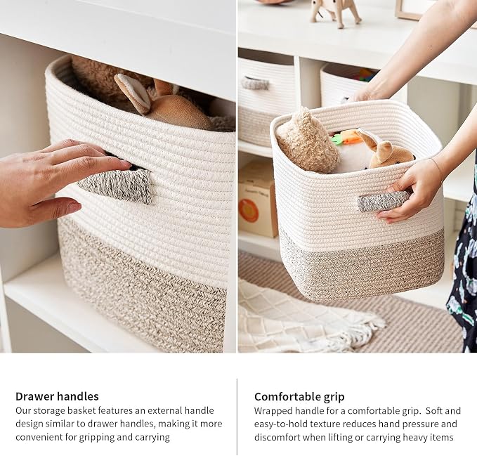 R RUNKA Storage Cube Baskets 3-Pack - Image 6