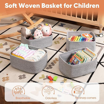 OIAHOMY 4 Pack 14.17*11.02*6.3IN Storage Baskets - Image 4