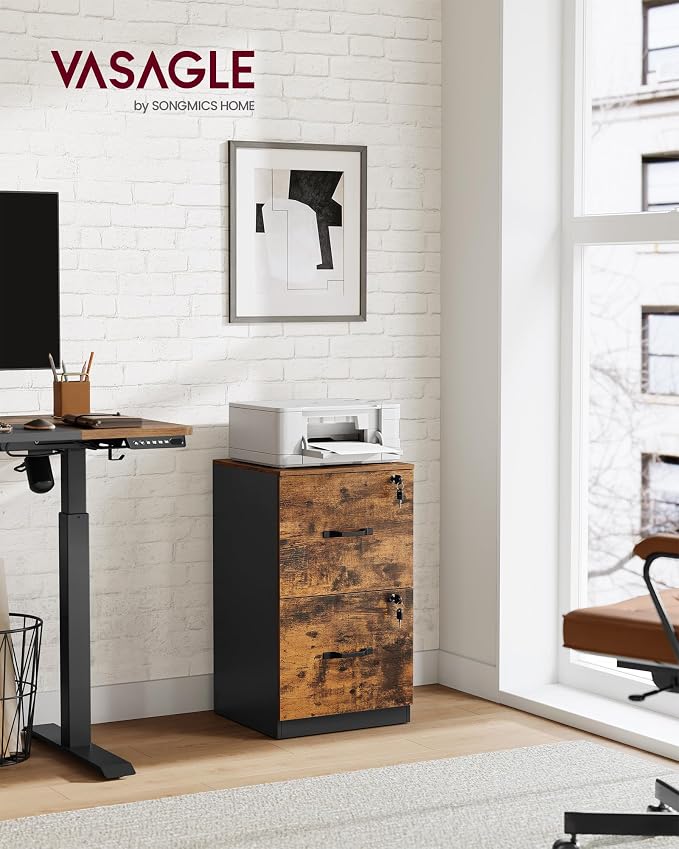 VASAGLE 2 Drawers File Cabinet - Image 2