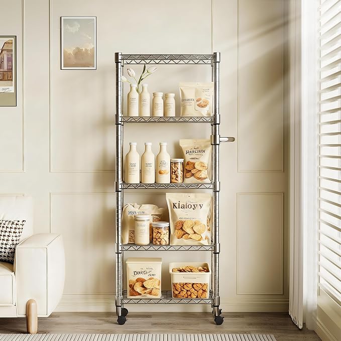 Metal Storage Shelves 5 Tier - Image 2