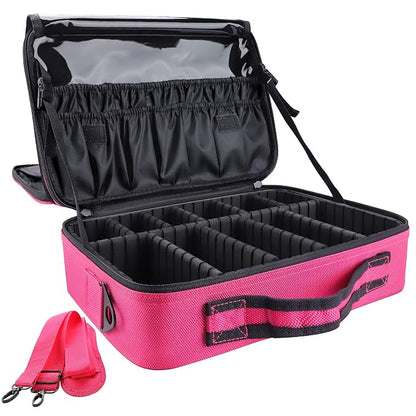 gzcz Travel Makeup Bag, Professional Cosmetic Bags by GZCZ