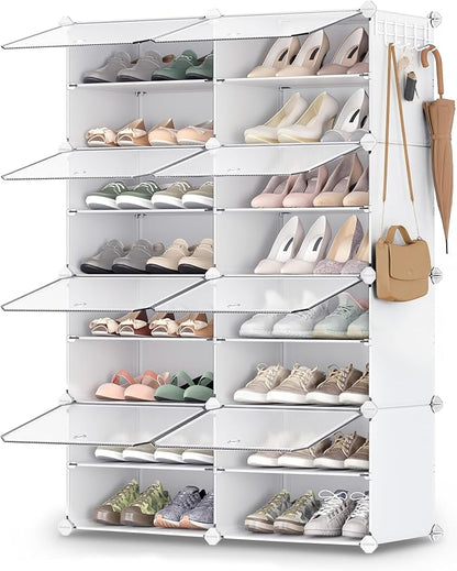 SONGMICS Shoe Rack Organizer, 8-Tier Shoe Storage Cabinet by Unknown