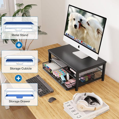 OPNICE Computer Monitor Stand Riser, Desk Organizers and Accessories - Image 4