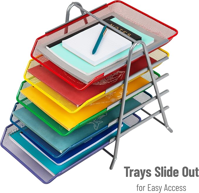 Mind Reader 5-Tier Paper Tray Organizer - Image 4