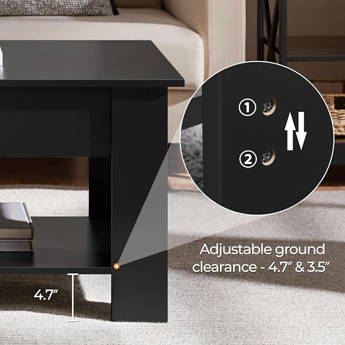 Yaheetech 47.2 in Lift Top Coffee Table - Image 7