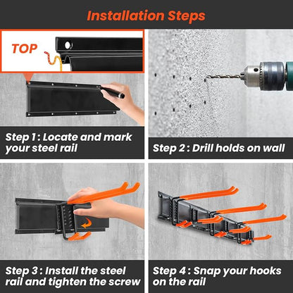 ELECROW Garage Storage Organizer, Wall Mount Rack - Image 5