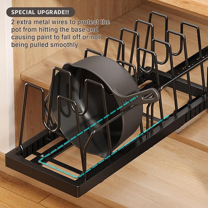 Pots and Pans Organizer Under Cabinet - Image 8