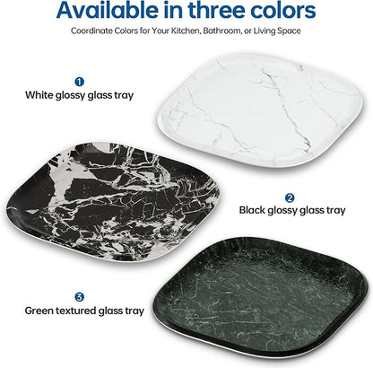 Vanity Decorative Tray, Bathroom Tray Countertop Organizer - Image 7