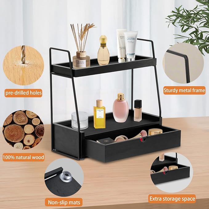 2-Tier Bathroom Organizer Countertop - Image 5