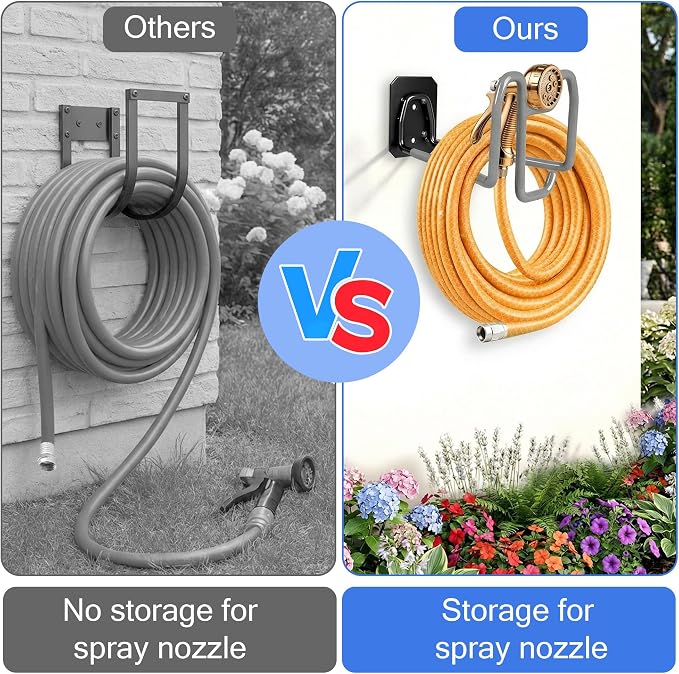 2pcs Garden Hose Holder with Tool Hook - Image 5