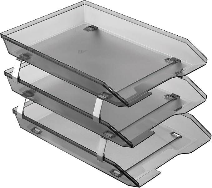 Acrimet Facility 3 Tier Letter Tray, Front Load, Letter Size/A4, Desktop File by Organizingyourlife