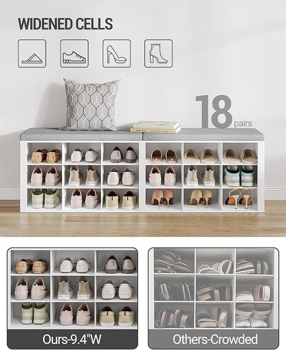 Hzuaneri Shoe Storage Bench - Image 4