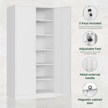 Letaya Metal Storage Cabinet - Image 5