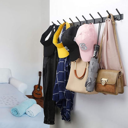 WEBI Coat Rack Wall Mounted, 8 Coat Hooks - Image 3