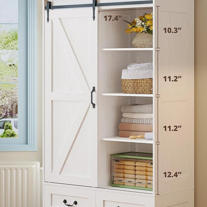 IRONCK Armoire Wardrobe Closet - Image 4