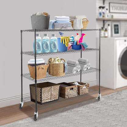 4-Tier Storage Shelving Unit - Image 2