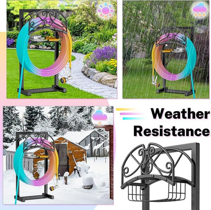 Garden Hose Holder, Metal Water Hose Holder - Image 6