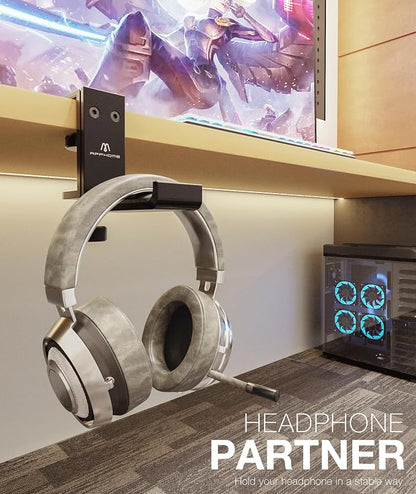 New Foldable Headphone Stand Hanger Holder Aluminum Headset Soundbar Stand - Image 9
