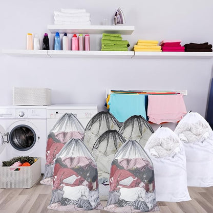 Berlune Large Mesh Laundry Bags, 24 x 36 Inch Bulk Wash Set - Image 6