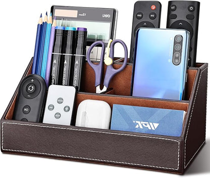 KINGFOM Pu Leather Desk Organizer - Image 3