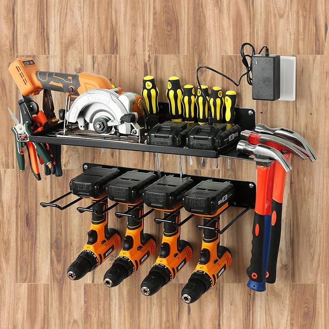 UU-Major Power Tool Organizer for Garage Organization, Drill Holder Wall Mount - Image 3