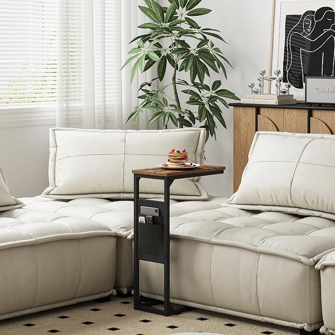 TUTOTAK C Shaped End Table, Side Table - Image 7